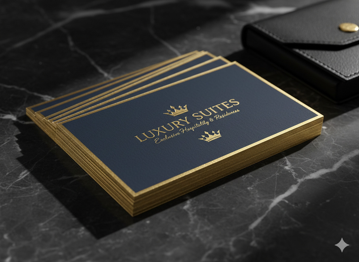 Premium visitkort med elegant finish