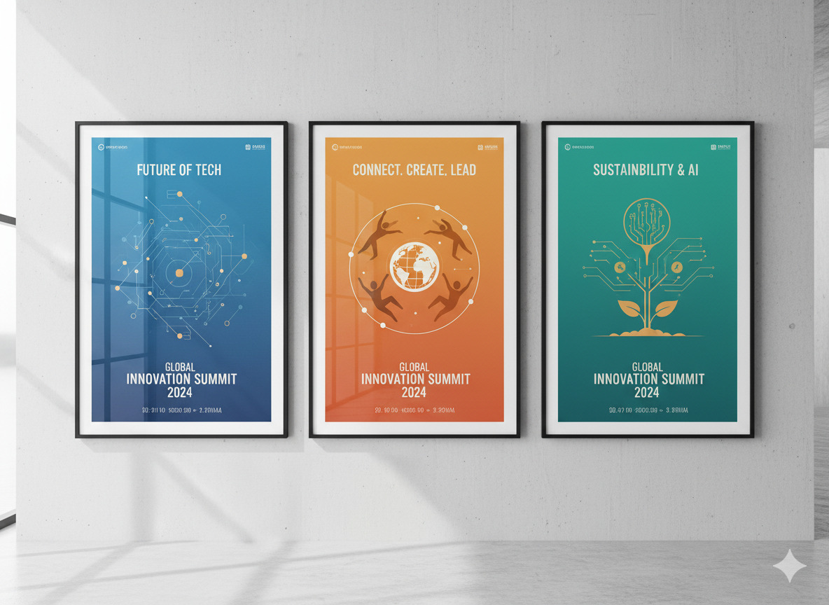 Professionelle plakater i store formater